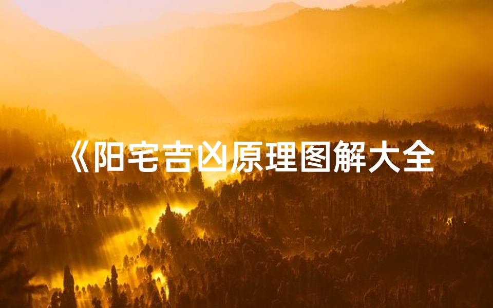 《阳宅吉凶原理图解大全全解析》