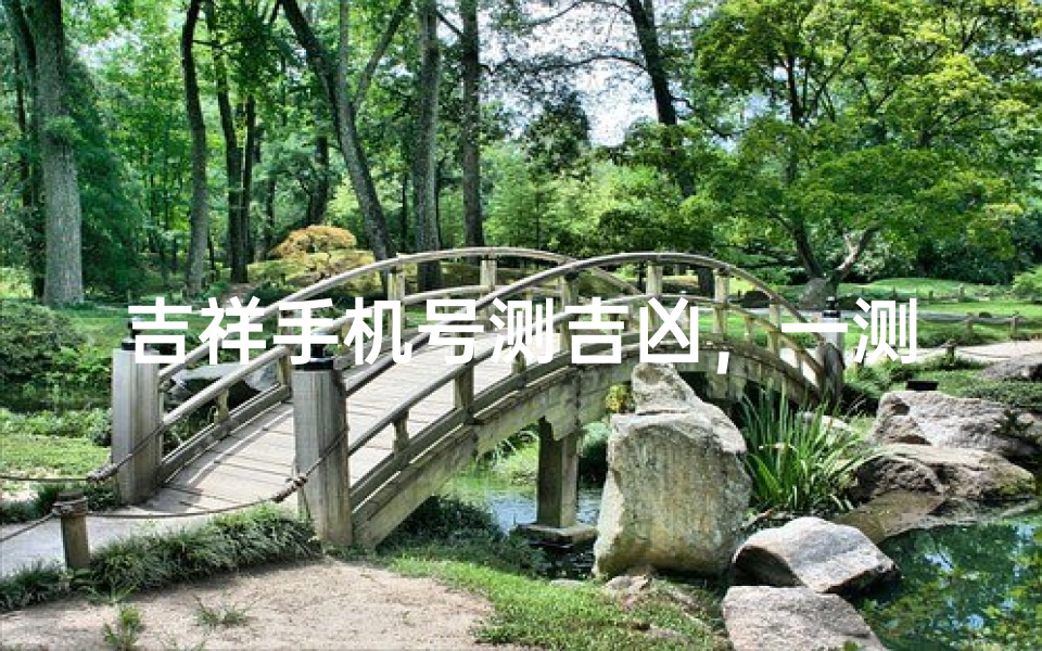 吉祥手机号测吉凶,一测便知好运来