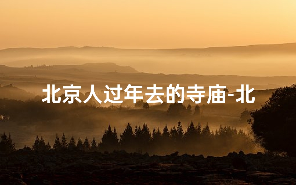 北京人过年去的寺庙-北京可以过年的寺庙