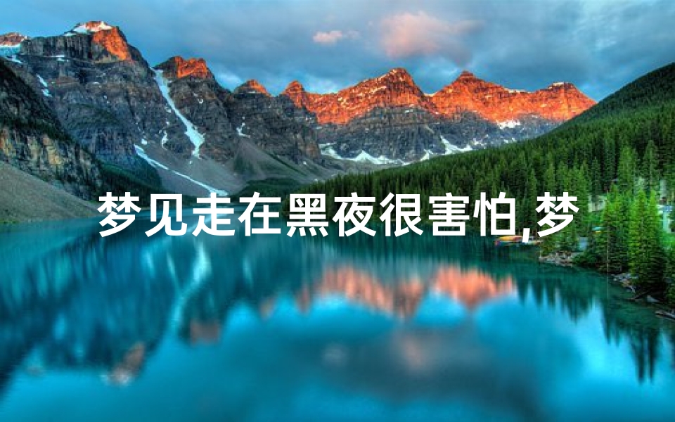 梦见走在黑夜很害怕,梦见走在黑暗的路上很害怕-东贵算卦网