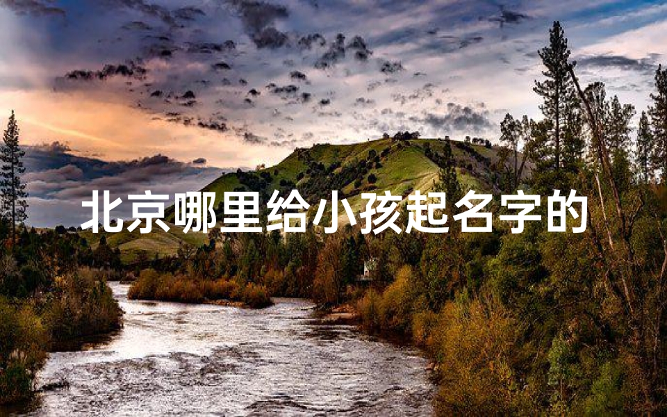 北京哪里给小孩起名字的,北京哪里有给孩子起名字好的