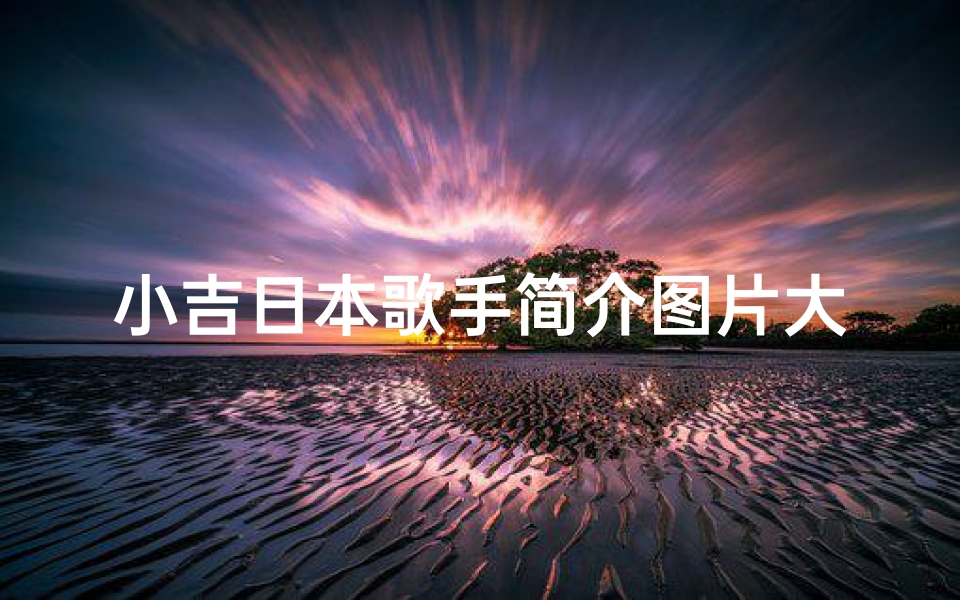 小吉日本歌手简介图片大全-《小吉日本歌手:音乐之声中的青春旋律》