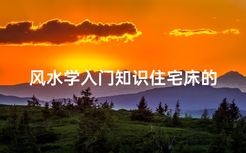 风水学入门知识住宅床的方位(新房床摆放风水知识有哪些 )