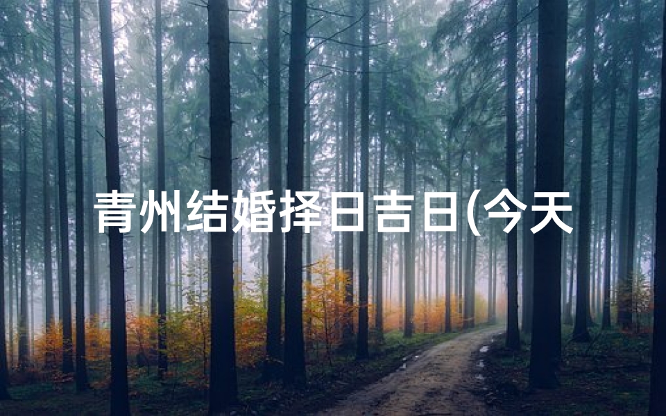 青州结婚择日吉日(今天潍坊青州结婚视频)-东贵算卦网