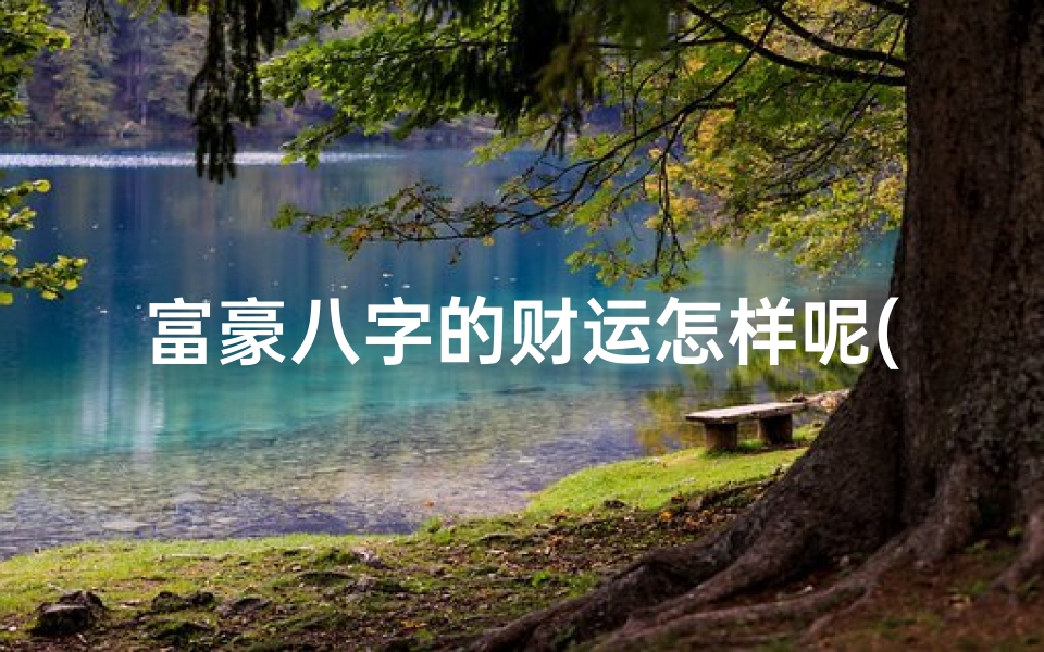 富豪八字的财运怎样呢(从生辰八字怎么看财运 )