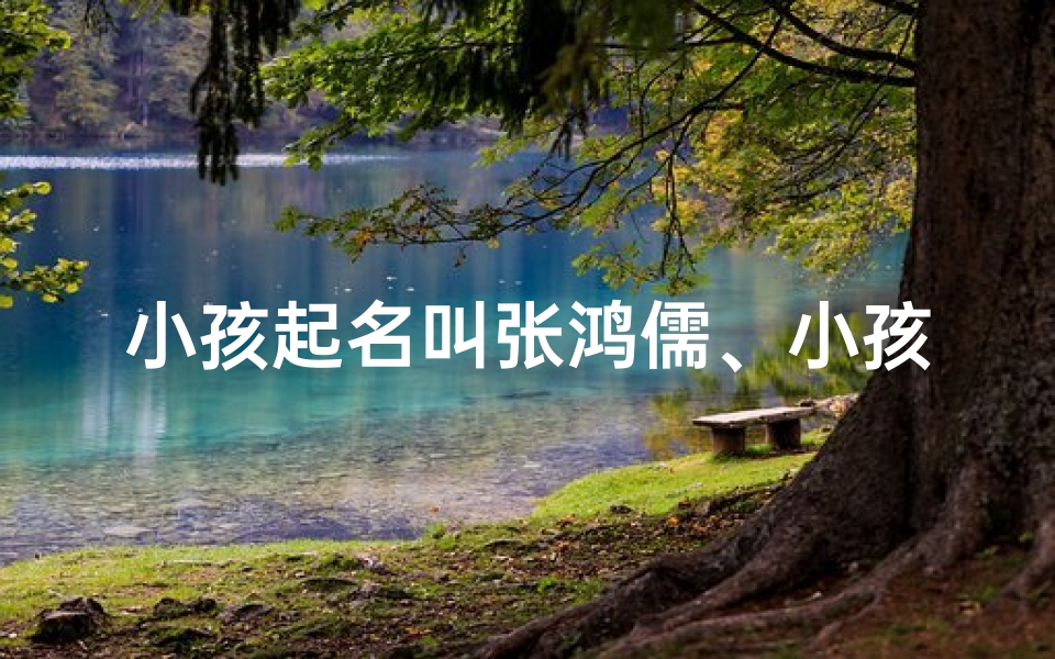 小孩起名叫张鸿儒、小孩起名叫张鸿儒好吗