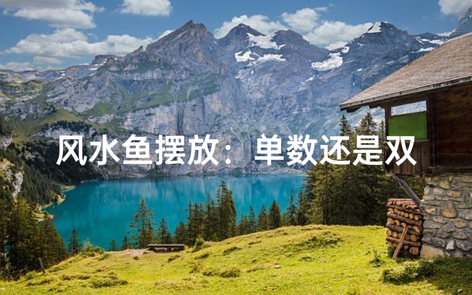 风水鱼摆放:单数还是双数更吉利?