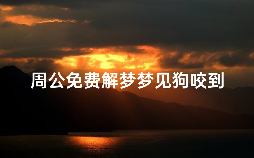 周公免费解梦梦见狗咬到了我的手(梦到狗咬到我手是什么意思)
