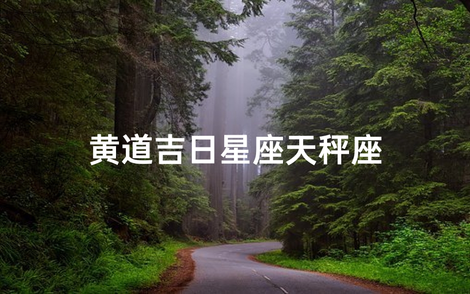 黄道吉日星座天秤座