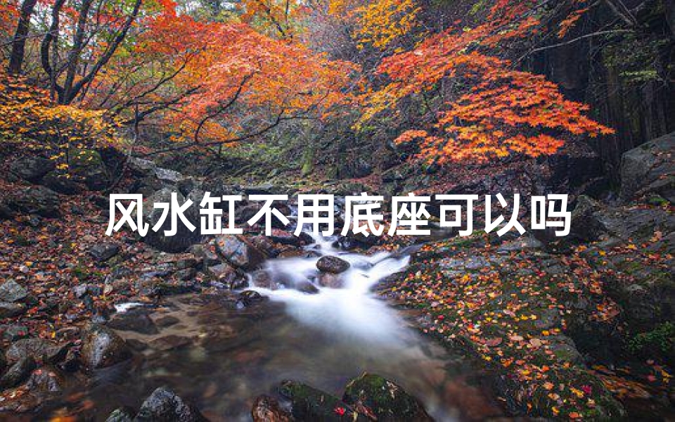 风水缸不用底座可以吗
