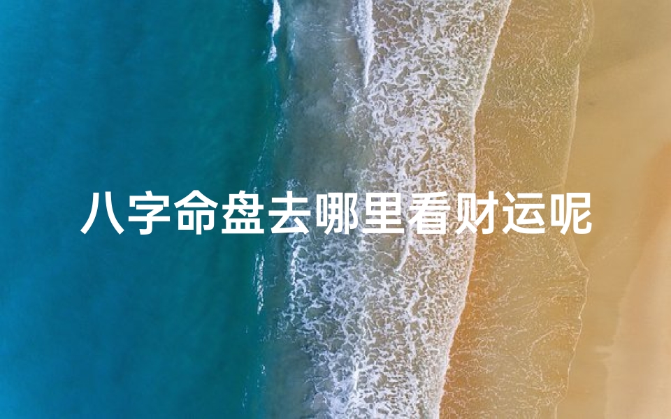 八字命盘去哪里看财运呢(八字排盘如何看财运)