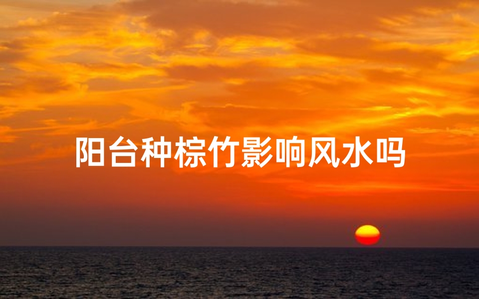 阳台种棕竹影响风水吗