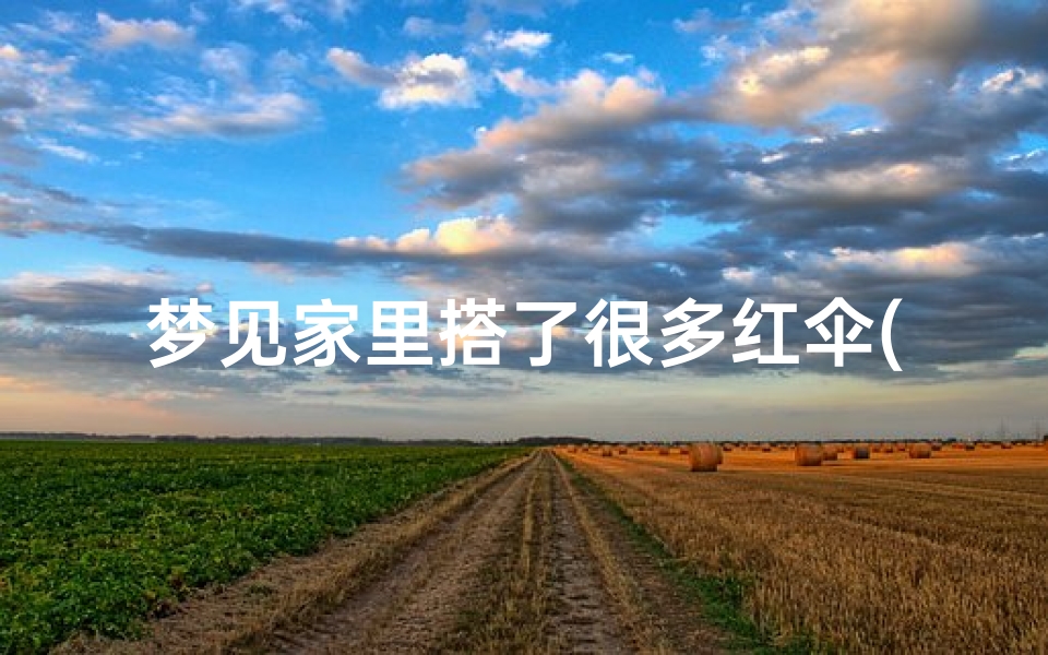 梦见家里搭了很多红伞(梦见家里撑伞)