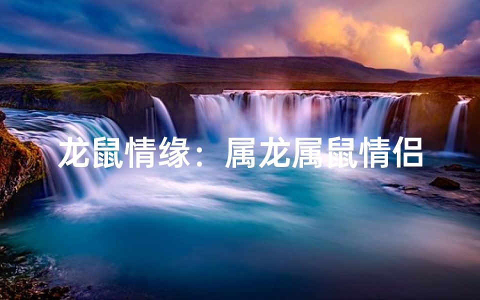 龙鼠情缘:属龙属鼠情侣头像传情