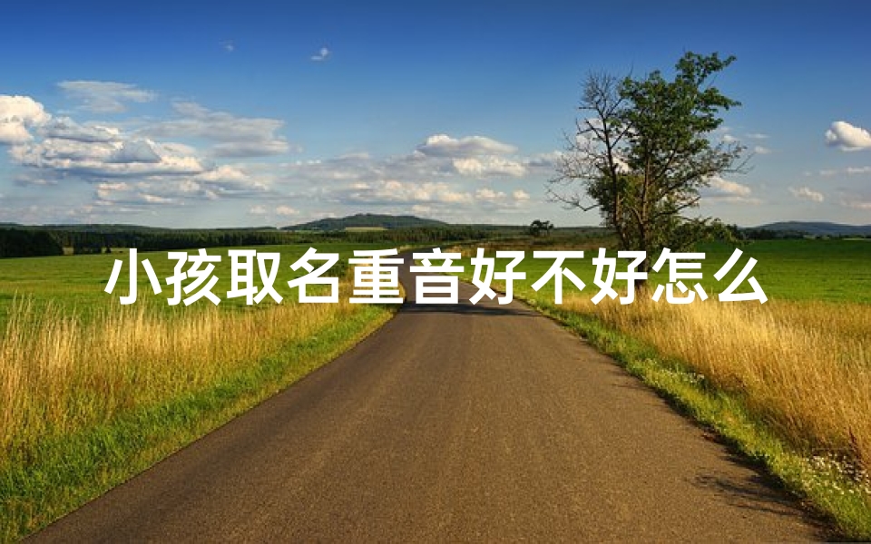 小孩取名重音好不好怎么取(小孩取名重音好不好?如何巧妙取名?)