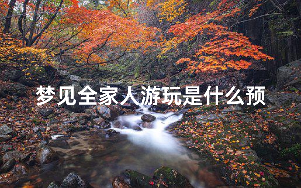 梦见全家人游玩是什么预兆-梦见全家人出去玩好不好