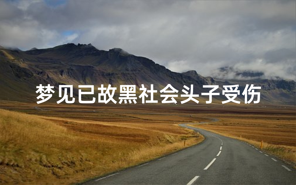 梦见已故黑社会头子受伤;梦见已故黑社会头子受伤了-东贵算卦网