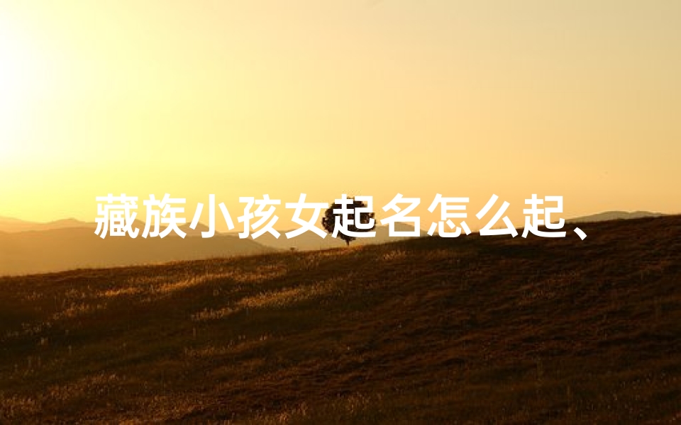 藏族小孩女起名怎么起、藏族小女孩的纯真世界