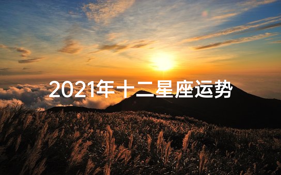 2021年十二星座运势查询_《2019生肖运势揭秘:运势起伏大揭秘》
