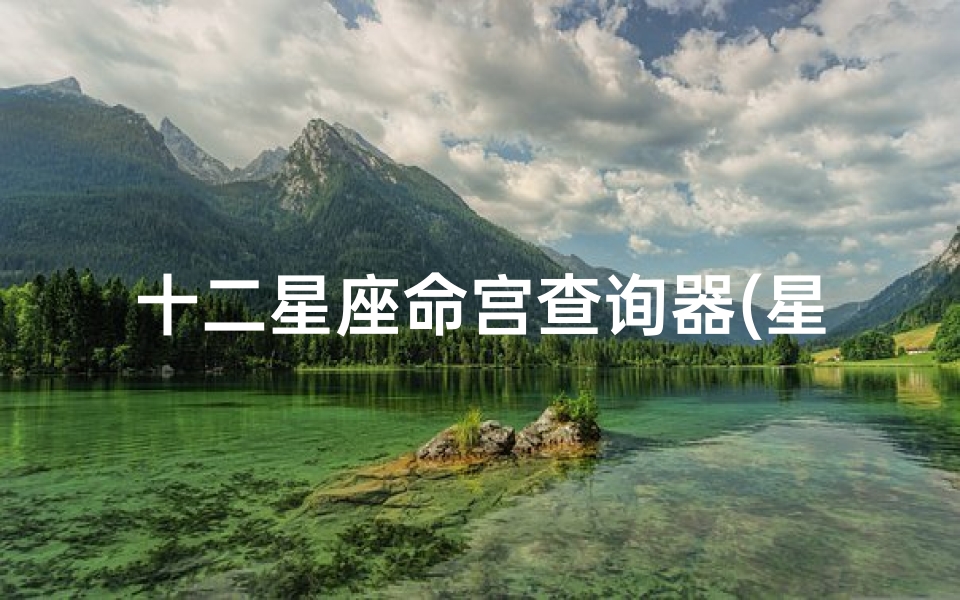 十二星座命宫查询器(星座十二宫分别代表什么)