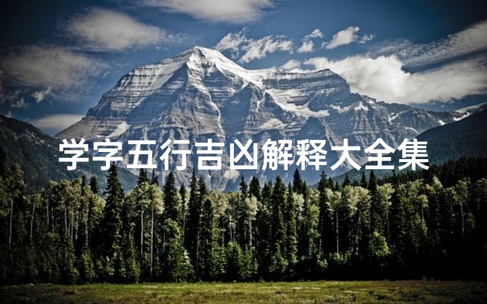 学字五行吉凶解释大全集(学字五行笔画)