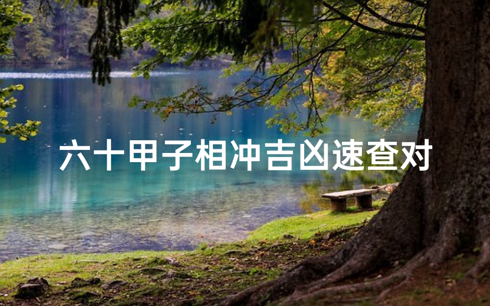 六十甲子相冲吉凶速查对照表