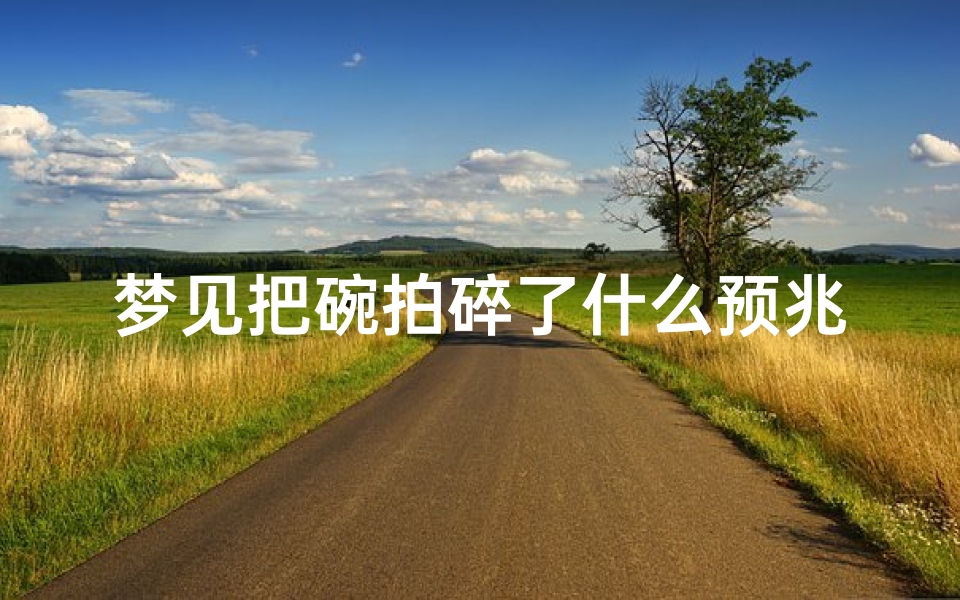 梦见把碗拍碎了什么预兆—梦见把碗砸碎了啥意思
