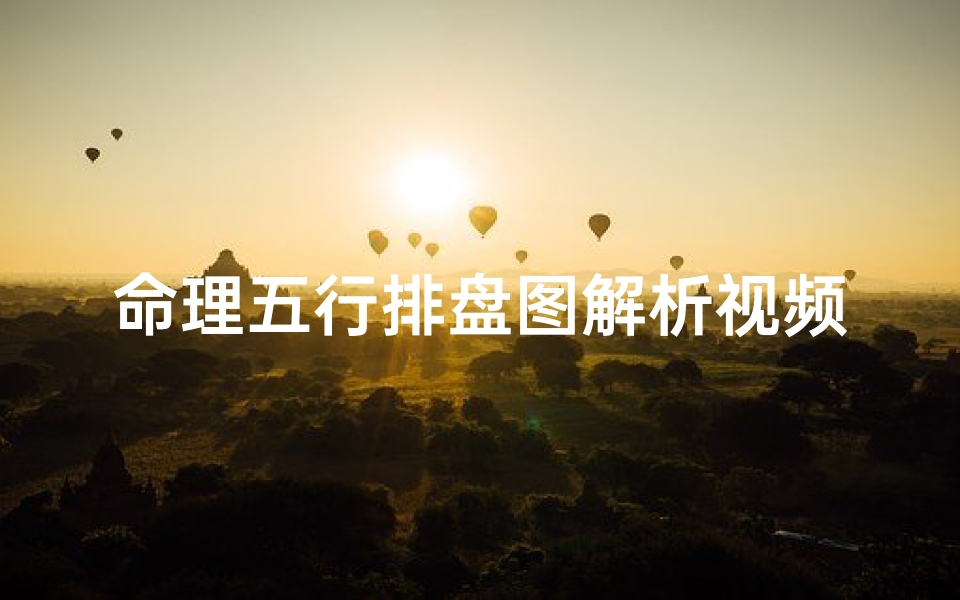 命理五行排盘图解析视频(四柱八字排盘怎么看)