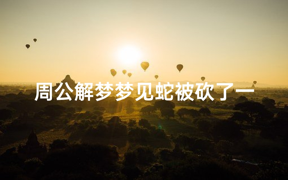 周公解梦梦见蛇被砍了一刀(梦见蛇被斩断了的预兆)
