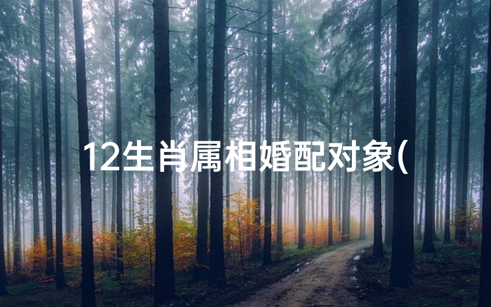 12生肖属相婚配对象(十二属相婚姻配对表)