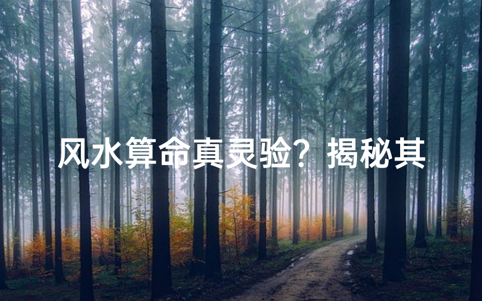风水算命真灵验?揭秘其神秘面纱