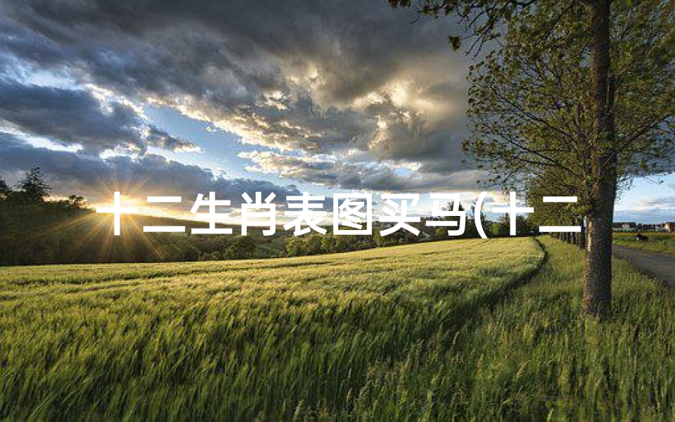 十二生肖表图买马(十二生肖顺序表及年龄,是怎么样的 )