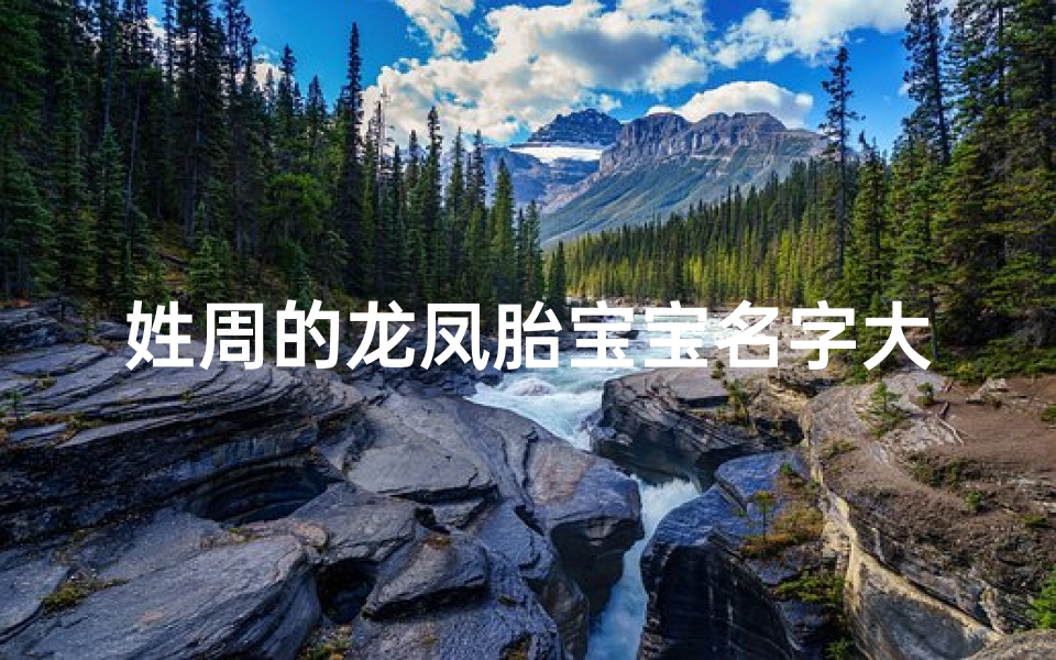 姓周的龙凤胎宝宝名字大全;龙宝宝周姓女宝宝，吉祥如意好名字揭晓