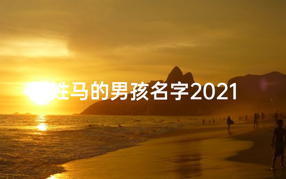 姓马的男孩名字2021两个字,《马姓宝宝,寓意吉祥,名字精选》