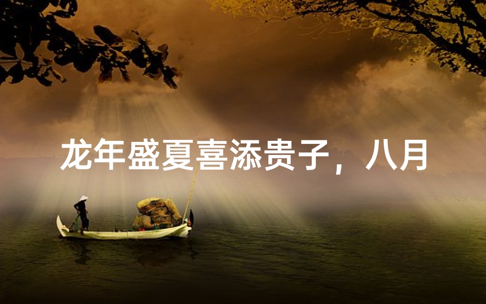 龙年盛夏喜添贵子,八月出生宝宝吉祥命名