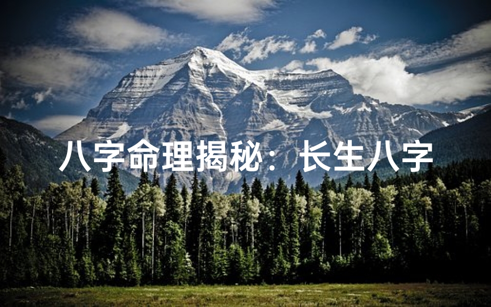 八字命理揭秘:长生八字究竟意味着什么?