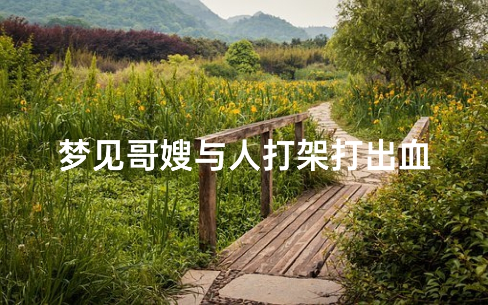 梦见哥嫂与人打架打出血_梦见哥嫂打架是什么意思