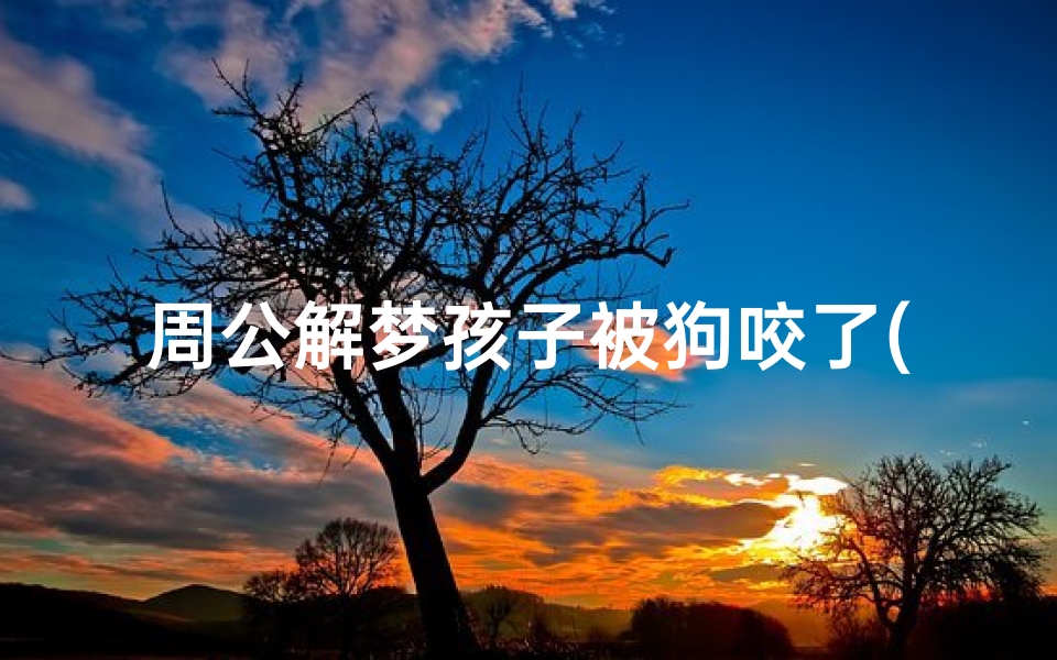 周公解梦孩子被狗咬了(梦见自己孩子被狗咬的预兆)
