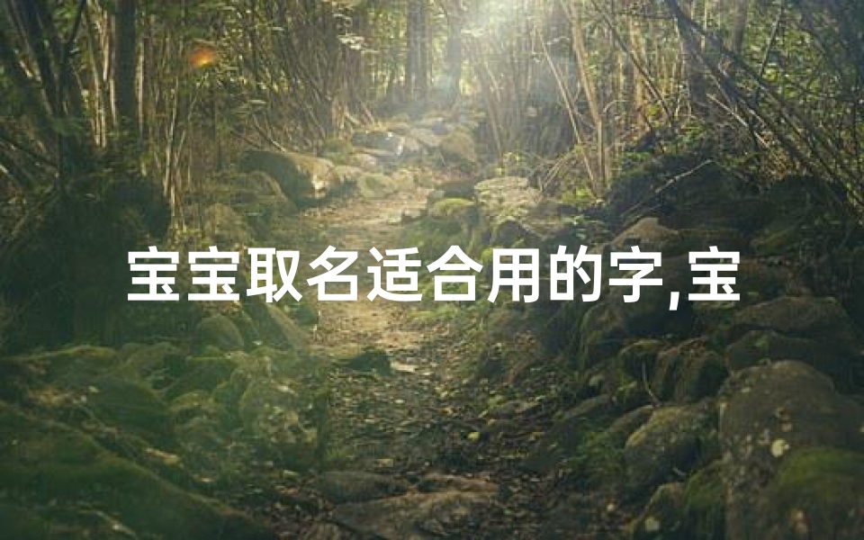 宝宝取名适合用的字,宝宝取名哪些字比较好
