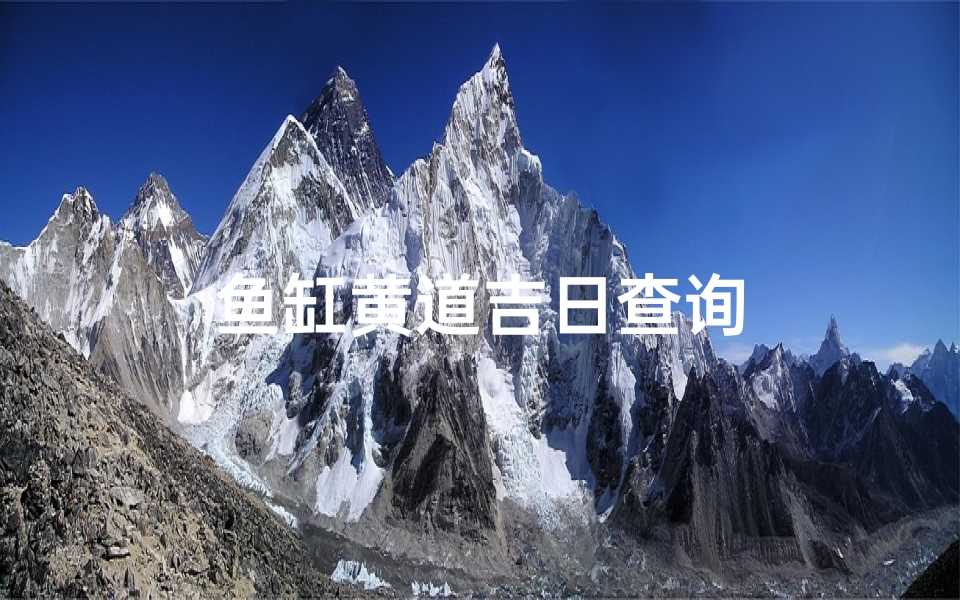 鱼缸黄道吉日查询