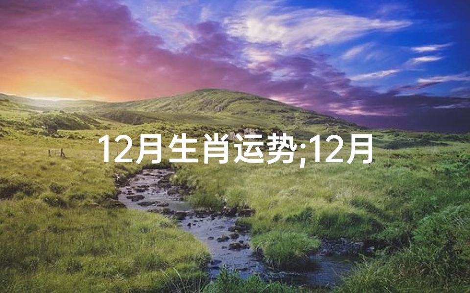 12月生肖运势;12月生肖运势详解