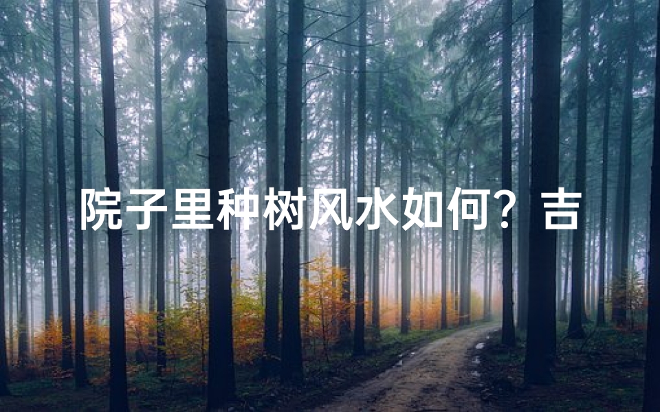院子里种树风水如何?吉凶揭秘