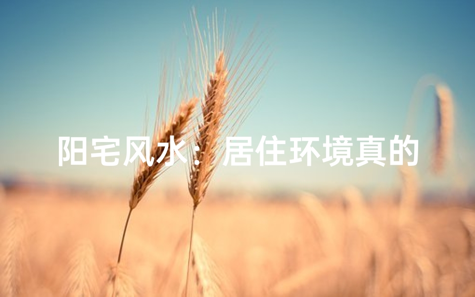 阳宅风水:居住环境真的会影响屋主运势吗?