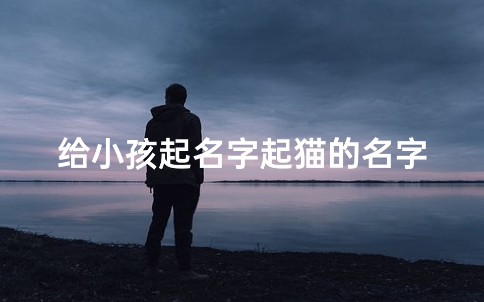 给小孩起名字起猫的名字_小猫取名洋气