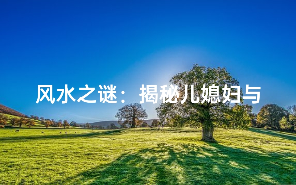 风水之谜:揭秘儿媳妇与家庭运势的奇妙关系