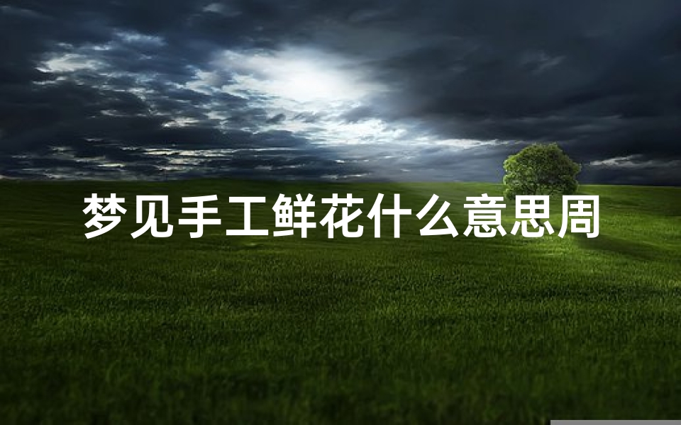 梦见手工鲜花什么意思周公解梦(梦到鲜花的预兆是什么)
