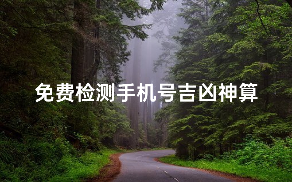 免费检测手机号吉凶神算堂,免费测手机号吉凶,神算堂揭秘运势密码