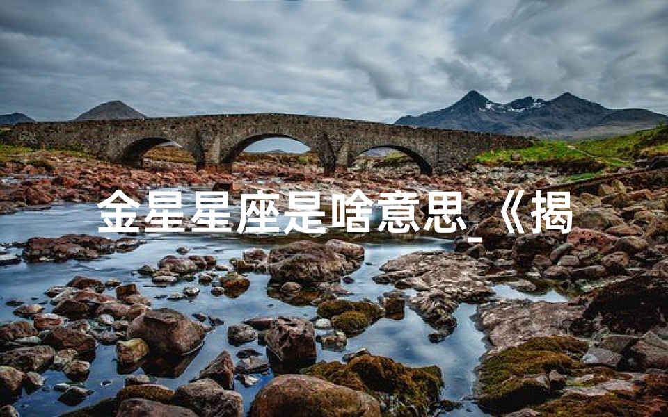 金星星座是啥意思_《揭秘金星运势:揭秘你的星座命运之谜》