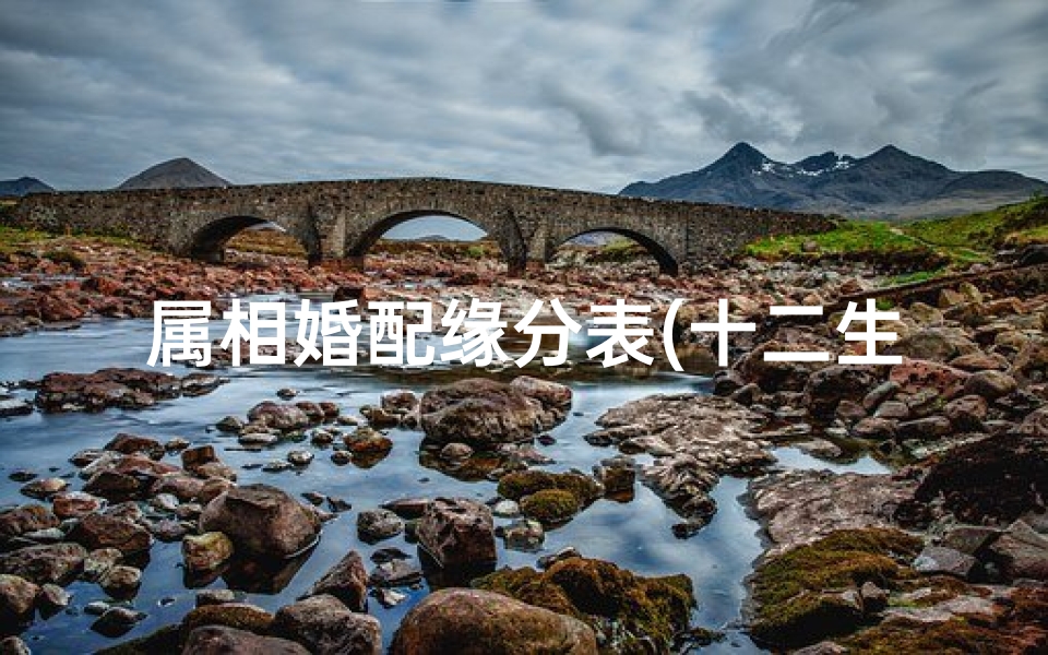 属相婚配缘分表(十二生肖最佳的婚配表)