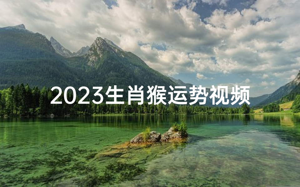 2023生肖猴运势视频